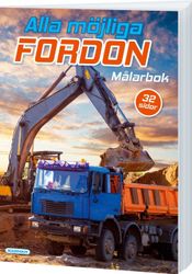 Målarbok Alla Möjliga Fordon