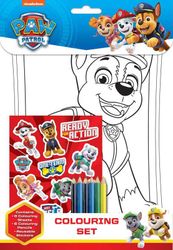 Paw patrol aktivitetspakke fargeblyanter klistremerker