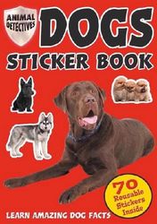 Håndverksbok med 70 hunde klistermerker hundetema håndverk