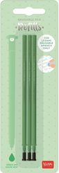 Påfyllinger for Erasable gel pens, 3 stk., grønn