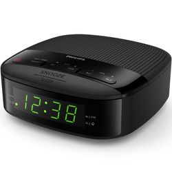 Philips Digital FM-klokkeradio Ti forhåndsinnstillinger To alarmer