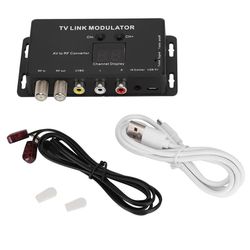 UHF TV-länkmodulator - AV till RF-omvandlare med IR-förlängare