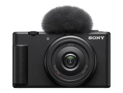 Sony ZV-1F - Digitalkamera - kompakt - 20.1 MP - 4K / 30 fps - ZEISS - Wi-Fi, Bluetooth - svart