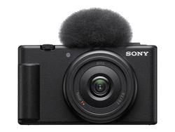 Sony ZV-1F - Digitalkamera - kompakt - 20.1 MP - 4K / 30 fps - ZEISS - Wi-Fi, Bluetooth - svart
