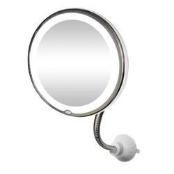 My Flexible Mirror - Flex spejl med LED lys & 10x forstørrelse