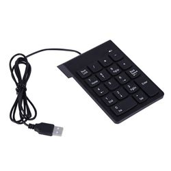 18-näppäimen USB-numeronäppäimistö kannettavalle tietokoneelle, pöytätietokoneelle, Pro