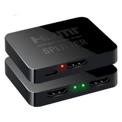 HDMI Splitter med 2 porter. 3D og 4K, 60Hz