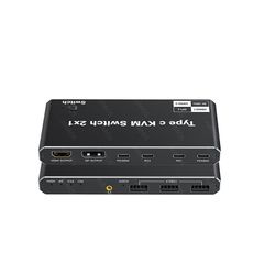 INF 2 inn 1 ut USB-C KVM-svitsj 8K@60Hz 4K@120Hz 2-ports USB-C-svitsj
