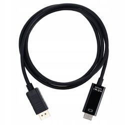 DISPLAY PORT - HDMI -kaapeli 1,8 m DP DisplayPort 4K -sovitinkaapeli - PAWONIK
