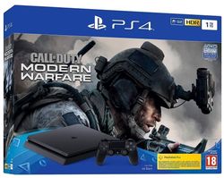 playstation 4 slim + call of duty modern warfare ( ps4 begagnad, bra skick )