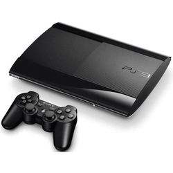 Hemkonsol - Sony - PS3 Ultra Slim 500 GB - Svart - Slim - 500 GB lagringskapacitet- REFURBISHED