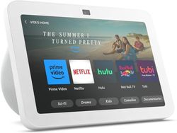 Amazon Echo Show 8 (3. generation) - Smart HD-berøringsskærm med 3D-lyd, smart home-hub og Alexa - Hvid