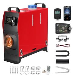 Sunster 8KW Dieselvärmare 12V/24V, med Bluetooth-anslutning, LCD och fjärrkontroll, Effektiv Värme, Låg Ljudnivå, WEBASTO