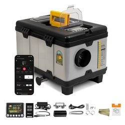 Sunster 8KW Dieselvarmer Luftvarmer 12/24V & 230V med Start/Stop, Ventilationsfunktion, Bluetooth & fjernbetjening – Webasto