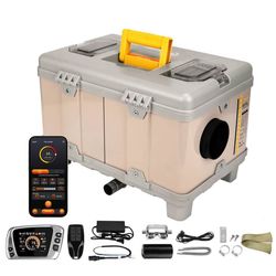 Sunster 8KW Dieselvärmare Luftvärmare 12V & 230V med Start/Stop, Ventilationsfunktion, Bluetooth & fjärrkontroll – Webasto
