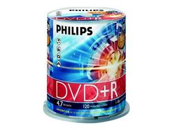 Philips DR4S6B00F - 100 x DVD+R - 4.7 GB (120 min) 16x - spindel