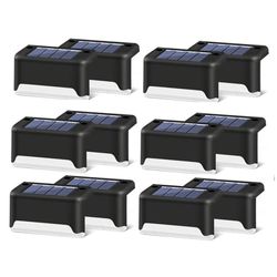 Solcellsbelysning for Trapp 12-pk