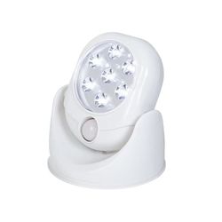 Light Angel LED Sensorlampe hvid (rund) m/bevægelsessensor - Trådløs