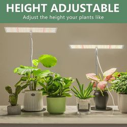 INF Justerbart LED plantelys med 3 lysmoduser og 4-trinns dimmer