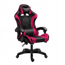 Gamingstol GAME EXTREME eko-läder svart-vinröd FG-009