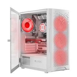 PC-spel Ryzen 7 5700X VIST 32Go DDR4 3200 RTX 5060 8Go SSD M.2 1To Vit ARGB Windows 11 Pro