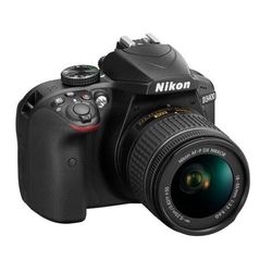 Nikon D3400 Kit reflexkamera (AF-P 18-55 VR) svart - 24,2 MP - Full HD 1080p - Bluetooth