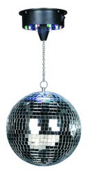 Diskokule 30 cm med LED-lys