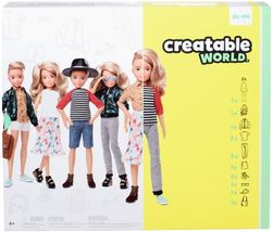 Creatable World Deluxe Character Blond Hair, Motedukke, Hankjønn og Jente (sett), 6 år, Gutt/Jente, 260 mm, Flerfarget