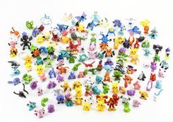 144x Söta & Färgglada Pokémon Figurer (BIG PACK)