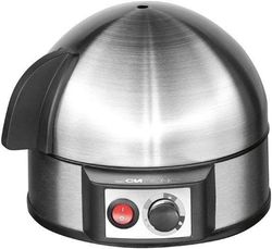 Clatronic EK 3321 äggkokare 7 ägg 400 W Svart. Rostfritt stål