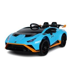 Æsel - Elbil Licens Lamborghini Huracan - Blå
