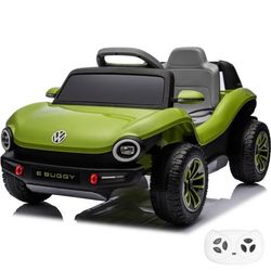 Elbil för Barn 12V - Volkswagen E-Buggy - 1 till 5 år - Grön
