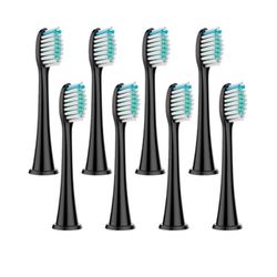 8-Pakke Udskiftningshoveder til Philips Sonicare Serierne 3, 6, 9