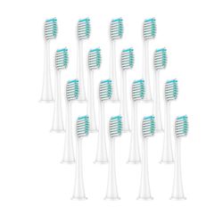 16-Pakke Udskiftningshoveder til Philips Sonicare Serierne 3, 6, 9