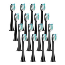 16-Pakke Udskiftningshoveder til Philips Sonicare Serierne 3, 6, 9