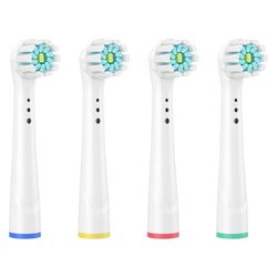 2x4 tandbørstehoveder til Braun Oral-B til følsomt tandkød