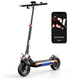 iScooter iX4 El-scooter 800W motor 48V 15Ah Batteri 45 km/t Hastighed 40 km rækkevidde 10" dæk anti-skrid offroad-dæk E-scooter