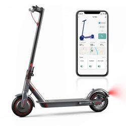Lamtier T4 PRO 8,5 tums hopfällbar elsparkcykel, 350W motor, 25 km/h, 10,4AH batteri, 30 km uthållighet, stöd för Bluetooth-app