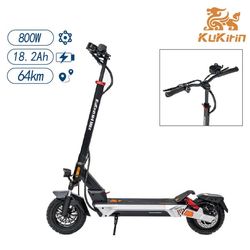 Kukirin M4 Max 10-tums däck hastighet 45 km/h, 800W motor 18.2 AH, räckvidd 64 km, elscooter