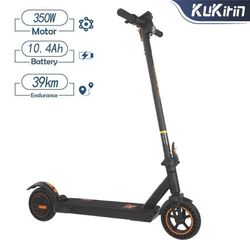 KuKirin S1 Max hopfällbar elektrisk skoter 36V 10.4AH batteri, topphastighet 30 km / h, 8 tums däck, 350W motor, räckvidd 39km