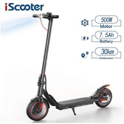 Elektrisk skoter i9M, maxhastighet 35 km/h, räckvidd 30 km, 500W motor 42V 7,5Ah batteri, hopfällbart