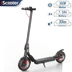 Elektrisk skoter iScooter i9M, 500W motor 42V 7,5Ah batteri, maxhastighet 35km/h, räckvidd 30km, hopfällbar