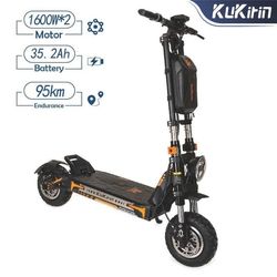 KuKirin G4 Max Vuxen Elektrisk Scooter 1600W*2 Dual Drive Motor 35.2Ah Avtagbart Batteri Medelhastighet Räckvidd 95km Maxhastighet 86km/h