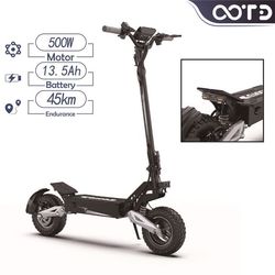 OOTD T10 NY elektrisk skoter 500W motor 48V 13.5AH Batteriräckvidd 45km 11 tums däck Maxhastighet 50km/h