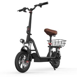 iScooter i12 36V 500W Motor 7,5Ah Batteri 12 tum pneumatiska däck Elscooter med APP-hastighet 25 km/h Max räckvidd 35 km