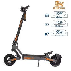 Kukirin G2 800W motorhastighet 45 km/h, räckvidd 55 km, 15,6 AH, 10 tums däck, 7-lätt säkerhetssystem elektrisk skoter