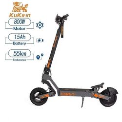 Kukirin G2 10 tums däck, hastighet 45 km/h, räckvidd 55km, 800W motor 15.6AH, 7-lätt säkerhetssystem elektrisk skoter
