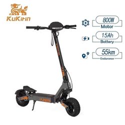 Kukirin G2 elektrisk skoter hastighet 45 km/h, räckvidd 55 km, 800W motor 15,6 AH, 10 tums däck, 7-lätt säkerhetssystem