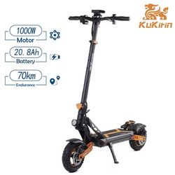 Kukirin G2 Max 1000W motor 20,8 AH, rækkevidde 70 km, hastighed 55 km/t, 10 tommer dæk elektrisk scooter