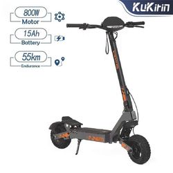 2026 Ny Kukirin G2 800W motor 15,6AH, hastighed 45 km/t, rækkevidde 55 km, 10 tommer dæk, 7 tommer sikkerhedssystem elektrisk scooter